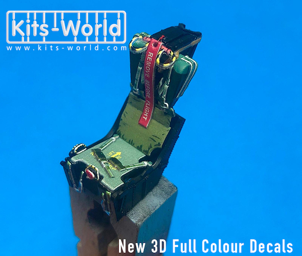 Seat belts, straps and ejection handles Martin Baker MK6 (F4 Phantom USAF, USN) KW3D132018