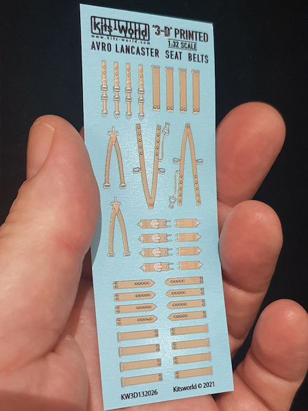 Lancaster Cockpit and Turret Seat Belt set (HK Models)  KW3D132026