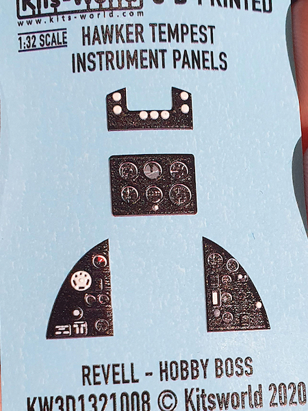 Instrument Panels Hawker Tempest (Revell, Special Hobby) KW3D1321008
