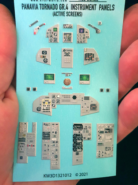 Panavia Tornado GR4 Cockpit Instrumentation with Screens Active  KW3D1321012