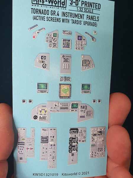 Panavia Tornado GR4 Cockpit Instrumentation TARDIS upgrade with Screens active KW3D1321019