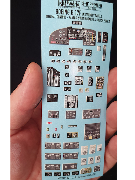 Boeing B17E/F Flying Fortress Full interior instrumentation (HK Models 01E05)  KW3D1321023
