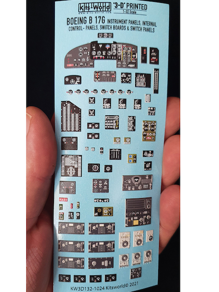Boeing B17G Flying Fortress Full interior instrumentation (HK Models 01E05)  KW3D1321024
