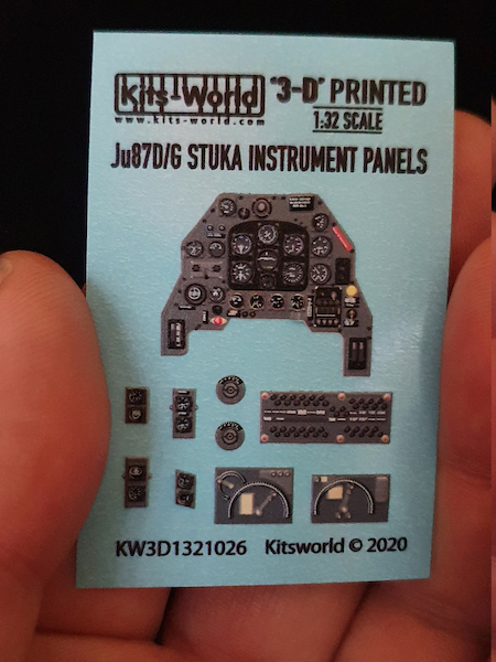 Junkers Ju87D/G Stuka Cockpit Instrumentation (Revell, Trumpeter)  KW3D1321026