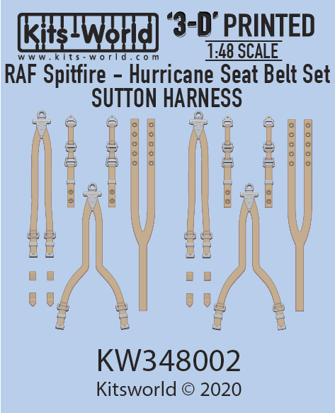 Seat belts RAF Sutton Harness Set (Hurricane, Spitfire) KW3D148002