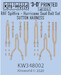 Seat belts RAF Sutton Harness  Set (Hurricane, Spitfire) KW3D148002