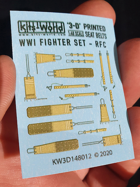Seat belts WW1 fighter set - British RFC, RNFC KW3D148012