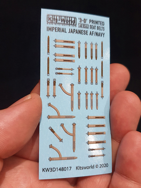 WWII Imperial Japanese Navy and Air Force Fighter Seat belts set KW3D148017