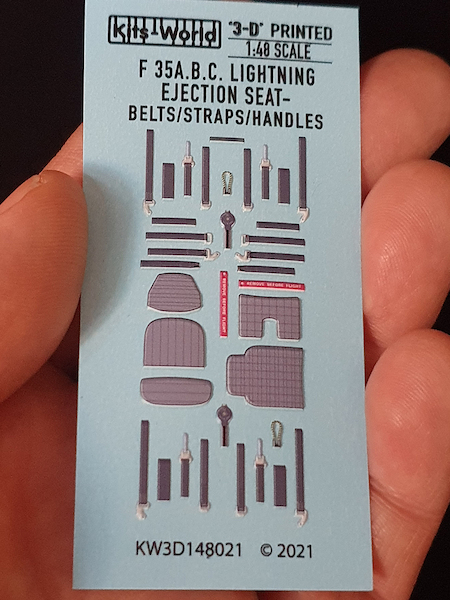 F35A/B/C Lightning II Seat belts set KW3D148021