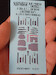 F35A/B/C Lightning II Seat belts set KW3D148021
