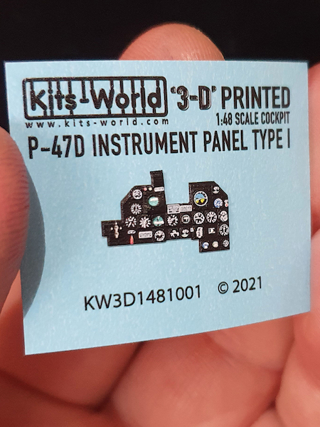 P47 Thunderbolt Cockpit Instrumentation Style 1  KW3D1481001