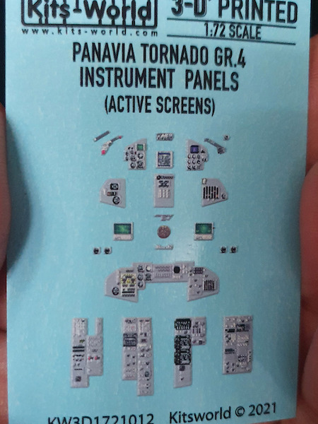 Panavia Tornado GR4 Cockpit Instrumentation with Screens Active  KW3D1481012
