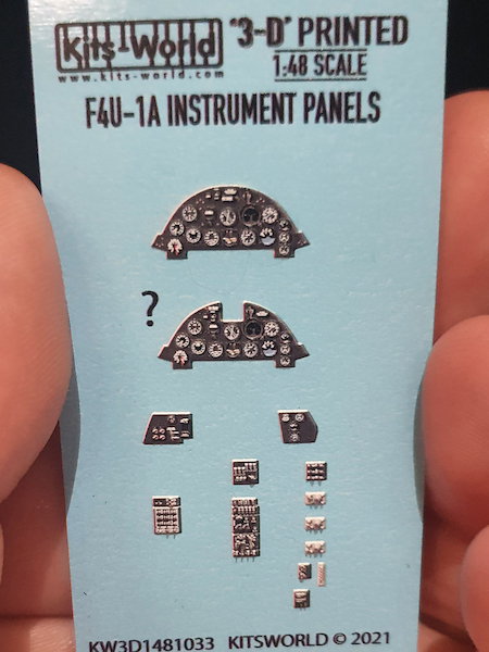 F4U-1A Corsair Instrument panel KW3D1481033