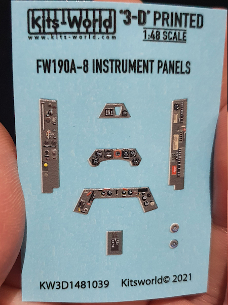 Focke Wulf FW190A-9 Instrument panels (Eduard) KW3D1481039