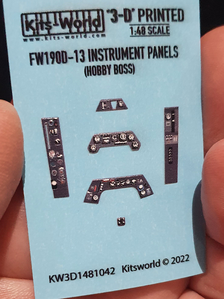 Focke Wulf FW190D-13 Instrument panels (Hobby Boss)  KW3D1481042