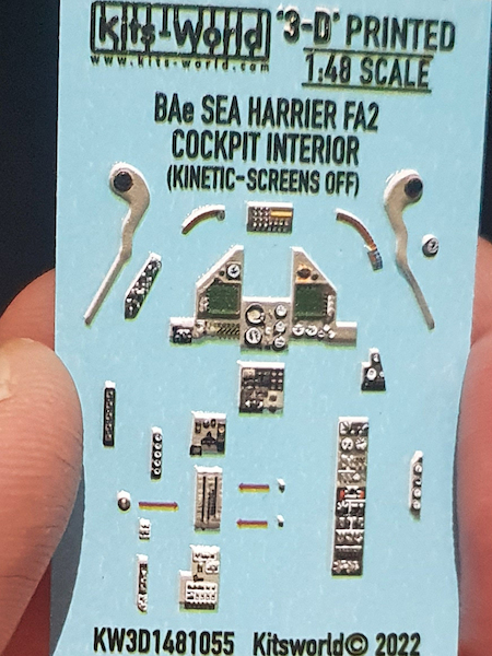 Hawker Siddely Sea Harrier FA2 Cockpit interior with screens off (Kinetic) KW3D1481055