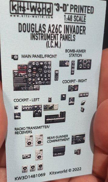 Douglas A26C Invader Instrument Panels (ICM) KW3D1481069