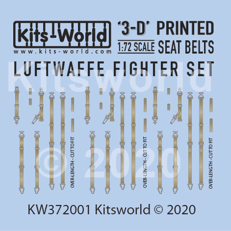 Seat belts Luftwaffe Fighter Set KW3D172001