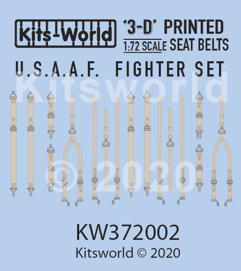 Seat belts USAAF fighters KW3D172002