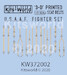 Seat belts USAAF fighters KW3D172002