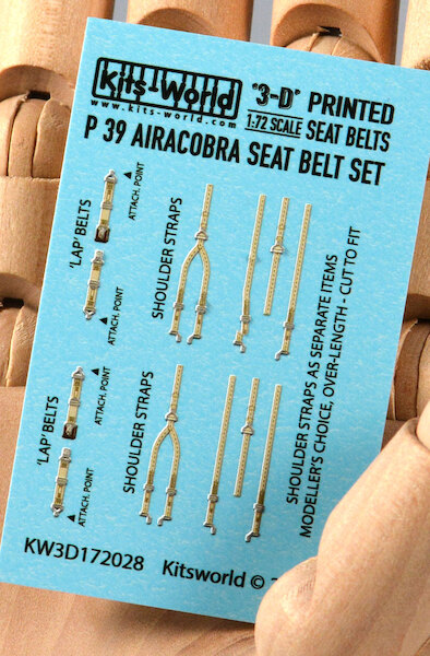 Bell P39 Airacobra seat belt set KW3D172028
