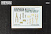 Messerschmitt BF109E-1/E-3/E7/Trop seat Harness set (Airfix) KW3D172032