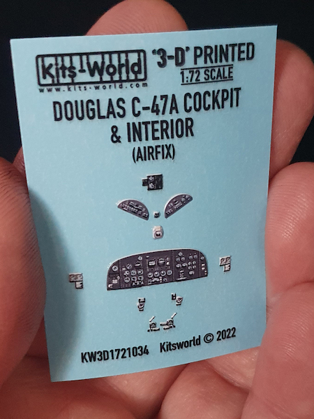 Douglas C47A Dakota Cockpit and interior (Airfix) KW3D1721034