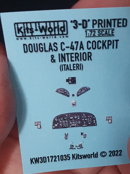 Douglas C47A Dakota Cockpit and interior (Italeri) KW3D1721035