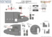 Lockheed C130E Hercules Instrument panels and side consoles (Italeri/Academy)  KW3D1721040