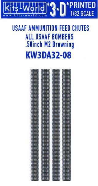 USAAF bombers  Ammunition  feed shutes for  .50 inch M2 Browning  KW3DAMMO32-08