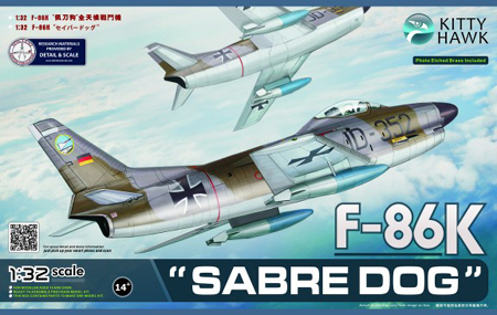 North American F86K Sabre dog (RESTOCK)  KH32008