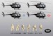 Hughes AH6M/MH6M Little Bird Nightstalkers  including figures (RESTOCK)  KH50004
