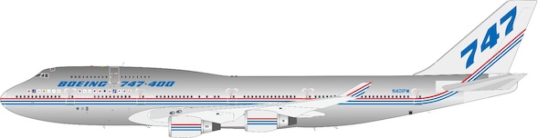Boeing 747-400 House Colors N401PW Polished  KJ-B744-175