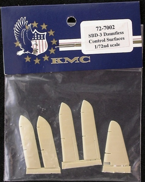 Douglas SBD-3 Dauntless Control Surfaces KMC72-7002