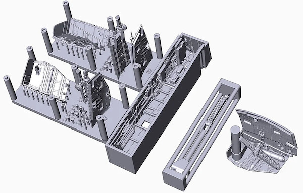 F15 Wheelbays (Tamiya)  KSM32028