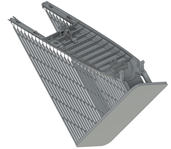 F15C Eagle Canopy frame KSM32052