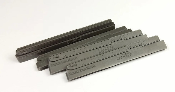 LAU129  rails 4x for F16  (Tamiya)  KSM48006