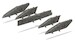 Northrop F5E/F Tiger II Pylons (AFV) KSM48044