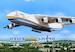 Pillow with print of Antonov AN-225 Mriya 'Dream plane' 