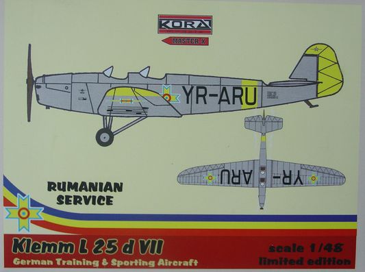 Klemm L25d VII (Rumania) 4821