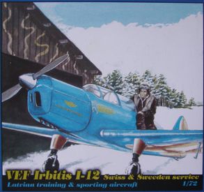 VEF Iribitis I-12 Latvian sport and training aircraft (Swiss/Sweden) 72112
