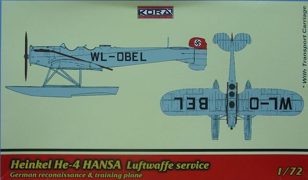 Heinkel He4 Hansa "Luftwaffe Service" 72124