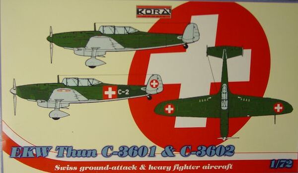 EFW Thun C3601 and C3602 Swiss heavy fighter 72125