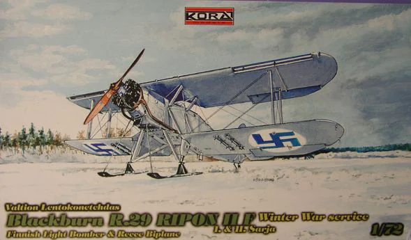 Blackburn Ripon 1e and 2e Sarja Winter war service Finnish light bomber  72128