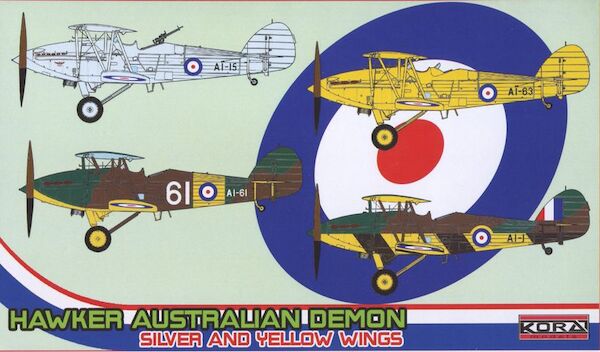 Hawker Australian Demon Silver and Yellow Service  72184