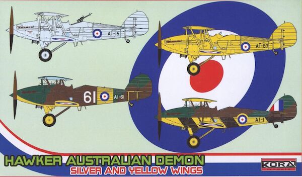 Hawker Australian Demon Silver and Yellow Service 72184