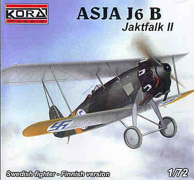 ASJA J6B Jaktfalk II Swedish Fighter - Finnish version  7227