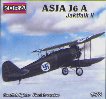 ASJA J6A Jaktfalk II Swedish Fighter - Finnish wheeled version  7232