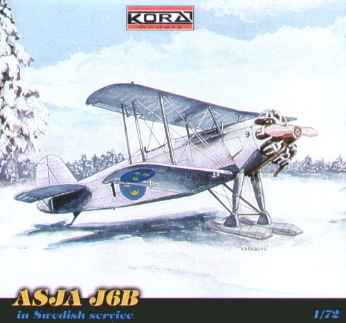 ASJA J6B Jaktfalk II Swedish Fighter - Swedish ski equiped version 7290