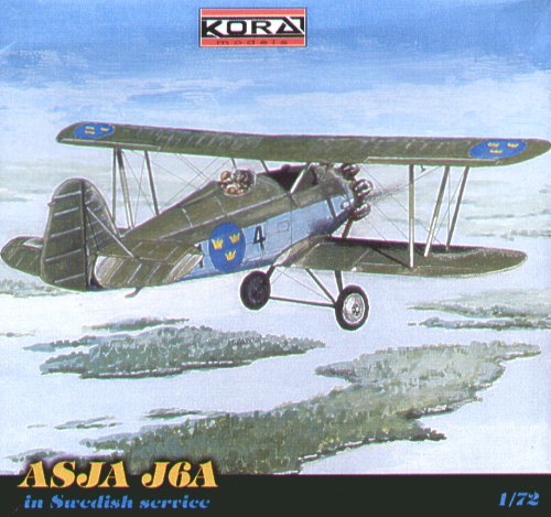 ASJA J6A Jaktfalk II Swedish Fighter - Swedish wheel equiped version 7291